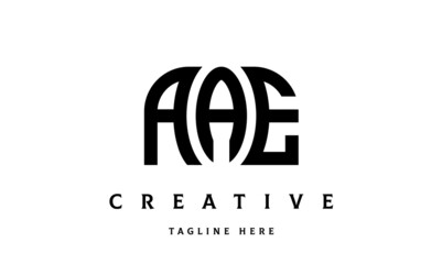 AAE creative taj three latter logo vector
