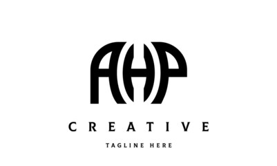 AHP creative taj three latter logo vector