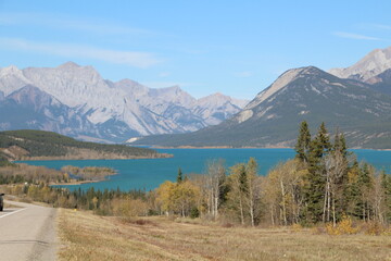 Coming Up On Lake Abraham, Nordegg, Alberta