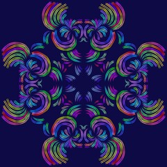 Fototapeta na wymiar Simulate hand satin stitch, pattern abstract background