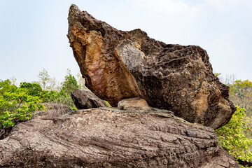 rock in the mountains