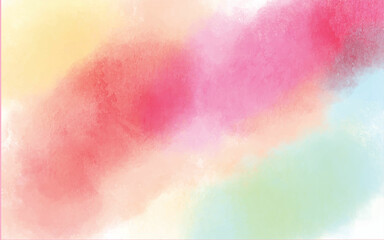 Light colorful watercolor background texture. Abstract red watercolor on white background. Illustrator vector watercolor background. 
