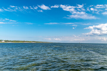View on Bay of Puck on Hel Peninsula.