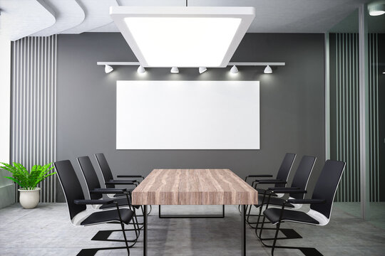 empty office space or workspace