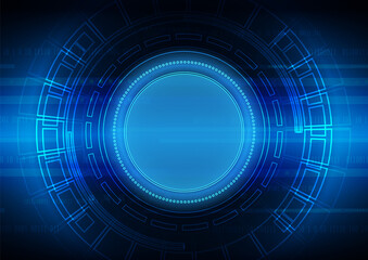 Circuit technology background with hi-tech digital