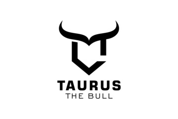 Letter L logo, Bull logo,head bull logo, monogram Logo Design Template Element