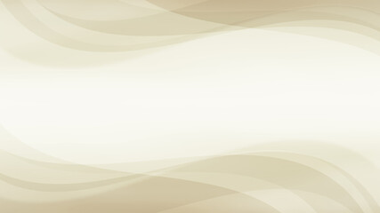 波のような曲線　背景素材（ベージュ）