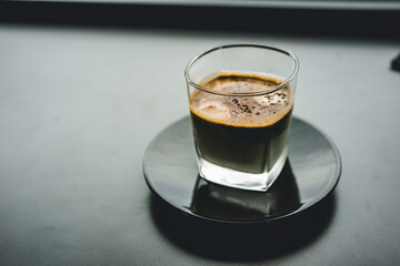 glass of coffee