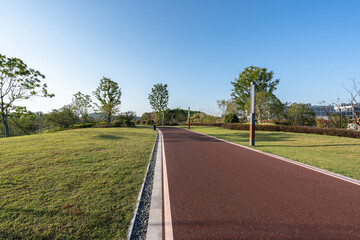 road in city park
