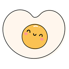 cute eggs illustration