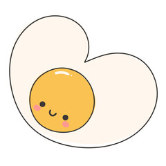 cute eggs illustration