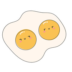 cute eggs illustration