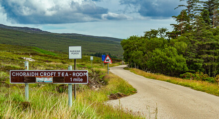 Scottish NC500 Road Sign