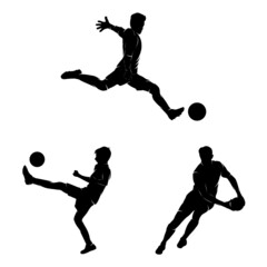 Set of Football Sport Logo Design Template