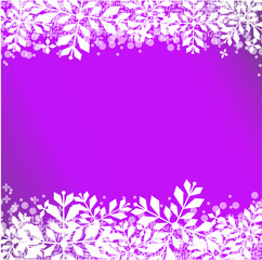 Fototapeta na wymiar lilac background with snowflakes