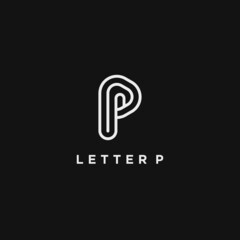 Letter J logo design. Linear creative minimal monochrome monogram symbol. Universal elegant vector sign design. Premium business logotype. Graphic alphabet symbol for corporate business identity