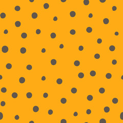 Seamless Pattern. Halloween - October 31. Hand-drawn doodle illustration. Trick or treat. Happy Halloween 2021
