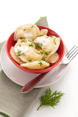 Dumplings, pierogi are a traditional Polish dish. 8 october dumpling day in the usa