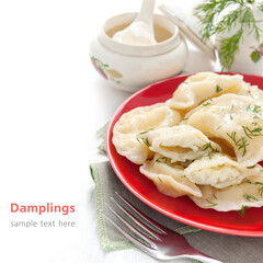 Dumplings, pierogi are a traditional Polish dish. 8 october dumpling day in the usa