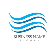 water wave icon vector illustration design