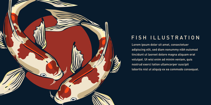 Japanese Fish Illustration