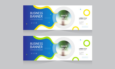 Obraz premium professional corporate business banner design