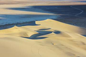 Sand dunes in California