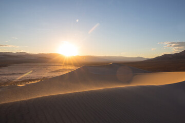 Sand dunes in California