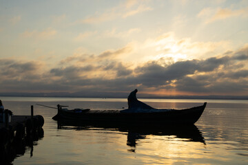 Atardecer en la l'Albufera de Valencia, 