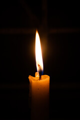 Yellow candles when using fire and not using fire