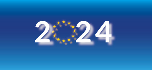 Europäische Union 2024 Wahljahr zum Europaparlament © Roman