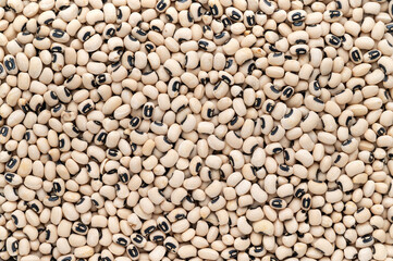 Abstract food Black eye peas texture background