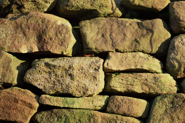 Natural stone wall background