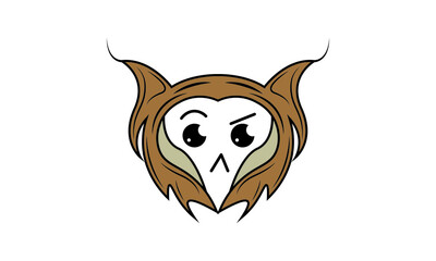 Vector Cute Kawaii Lynx Cat Illustration