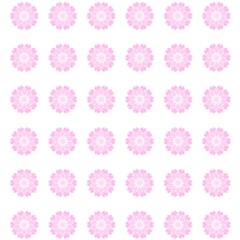 小花の壁紙　ピンク　白背景