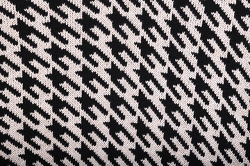 Sleeveless pullover close up. Wool sweater.