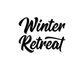 
Winter Retreat t-shirt Design 