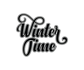 Winter Time t-shirt Design