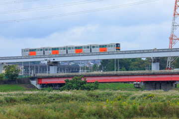train on the railway