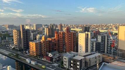 view of the city