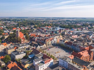 Naklejka na ściany i meble Old town of Sroda Wielkopolska, Poland