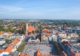 Fototapeta na wymiar Old town of Sroda Wielkopolska, Poland