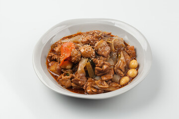 닭,닭고기,식사,요리,음식,찜,찜닭,채소,한국