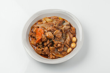 닭,닭고기,식사,요리,음식,찜,찜닭,채소,한국
