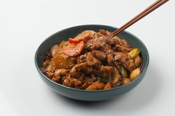 닭,닭고기,식사,요리,음식,찜,찜닭,채소,한국