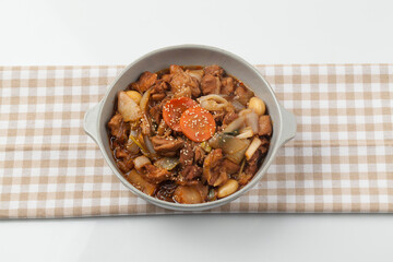 닭,닭고기,식사,요리,음식,찜,찜닭,채소,한국