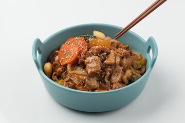 닭,닭고기,식사,요리,음식,찜,찜닭,채소,한국