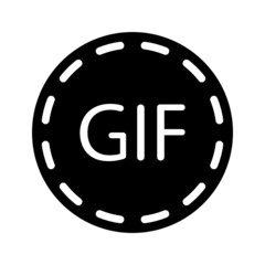 gif animation button icon