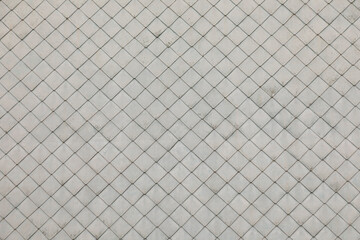 background of old tiles in gray at a house wall