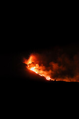 Fototapeta na wymiar Volcán La Palma 2021